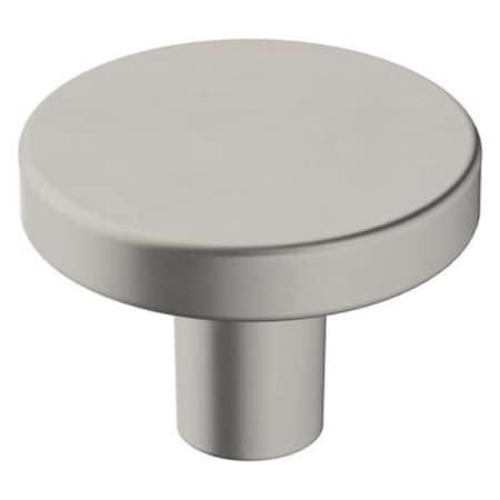 Amerock Amerock Versa Contemporary Round Cabinet Knob 1-3/8 in. D 1 in. Satin Nickel 6 pk 6PK36904G10